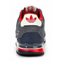 Кроссовки Adidas ZX 750 серые с черным